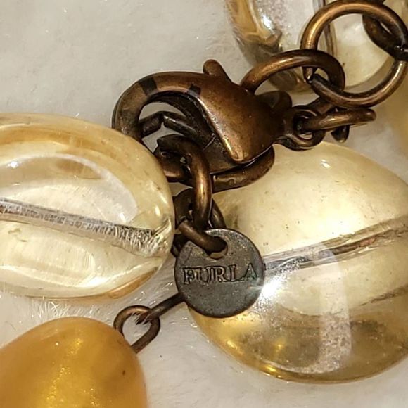 Furla Elegant Amber Beaded Necklace - Picture 4 of 4
